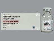 Penicillin G Potassium 5Mm Unit (package of 1.0) null