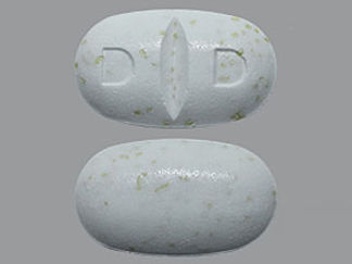 This is a Tablet Dr imprinted with D D on the front, nothing on the back.