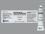 Estrace: This is a Cream With Applicator imprinted with nothing on the front, nothing on the back.