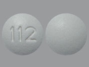 Phenohytro: This is a Tablet imprinted with 112 on the front, nothing on the back.