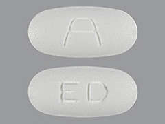 This is a white oval Tablet Dr imprinted with logo on the front, ED on the back, and is manufactured by WILSHIRE PHARMA.