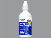 Nasal Spray: This is a Aerosol Spray imprinted with nothing on the front, nothing on the back.