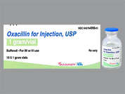 Oxacillin Sodium: This is a Vial imprinted with nothing on the front, nothing on the back.