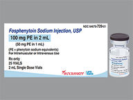 Fosphenytoin Sodium 2.0 ml(s) of 100Mg Pe/2 Vial