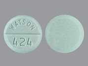 Triamterene W/Hctz: This is a Tablet imprinted with WATSON  424 on the front, nothing on the back.