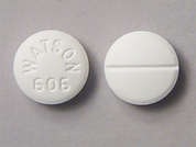 Labetalol Hcl: This is a white round Tablet imprinted with WATSON  606 on the front, nothing on the back, and is manufactured by ACTAVIS/TEVA.
