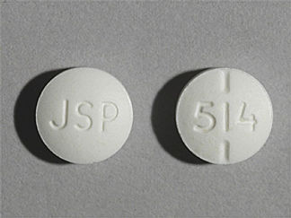 This is a Tablet imprinted with JSP on the front, 514 on the back.