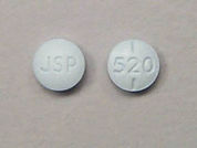 Unithroid: This is a Tablet imprinted with JSP on the front, 520 on the back.