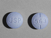 Levothyroxine Sodium: Esto es un Tableta imprimido con JSP en la parte delantera, 563 en la parte posterior, y es fabricado por None.