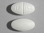 Hydrocodone Bit-Ibuprofen: This is a Tablet imprinted with IP 146 on the front, nothing on the back.