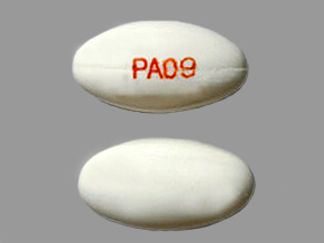 This is a Capsule imprinted with PA09 on the front, nothing on the back.