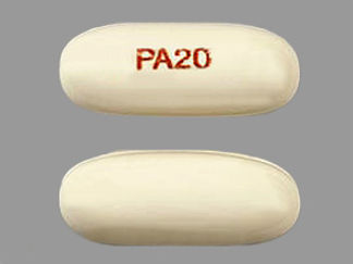 This is a Capsule imprinted with PA20 on the front, nothing on the back.