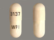 Nizatidine: This is a Capsule imprinted with 3137 on the front, WPI on the back.