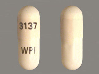 Esto es un Cápsula imprimido con 3137 en la parte delantera, WPI en la parte posterior, y es fabricado por None.