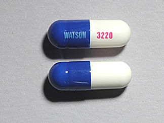 This is a Capsule imprinted with WATSON on the front, 3220 on the back.