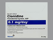 Clonidine Hcl: This is a Patch Transdermal Weekly imprinted with WPI 3508 on the front, nothing on the back.