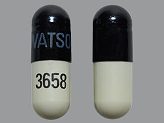 This is a Capsule imprinted with WATSON on the front, 3658 on the back.