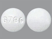 Methylergonovine Maleate: This is a Tablet imprinted with G786 on the front, nothing on the back.