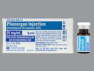 Phenergan 25Mg/Ml (package of 1.0 ml(s)) Vial