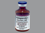 Haloperidol Lactate: This is a Vial imprinted with nothing on the front, nothing on the back.