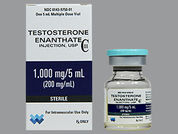 Testosterone Enanthate: Esto es un Vial imprimido con nada en la parte delantera, nada en la parte posterior, y es fabricado por None.