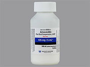 Amoxicillin: This is a white Suspension Reconstituted Oral imprinted with nothing on the front, nothing on the back, and is manufactured by WEST-WARD/HIKMA.