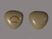 Rapamune: This is a Tablet imprinted with RAPAMUNE  0.5 mg on the front, nothing on the back.