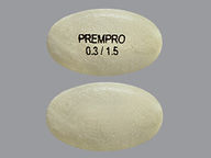 Tableta de 0.3-1.5Mg de Prempro