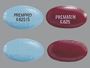 Premphase: This is a Tablet imprinted with PREMPRO  0.625/5 or PREMARIN  0.625 on the front, nothing on the back.