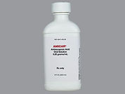 Amicar: This is a Solution Oral imprinted with nothing on the front, nothing on the back.