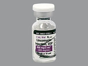 Lincomycin Hcl: This is a Vial imprinted with nothing on the front, nothing on the back.
