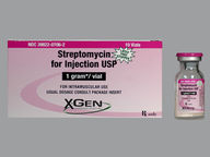 Vial de 1 G (package of 1.0) de Streptomycin Sulfate