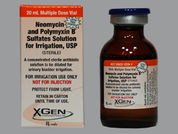 Neomycin-Polymyxin B: This is a Vial imprinted with nothing on the front, nothing on the back.