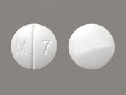 Myambutol: This is a Tablet imprinted with M 7 on the front, nothing on the back.