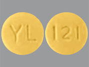 Letrozole: This is a Tablet imprinted with YL on the front, 121 on the back.