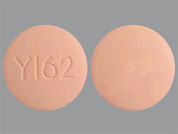 Felodipine Er: This is a Tablet Er 24 Hr imprinted with Y162 on the front, nothing on the back.