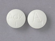 Arimidex: This is a Tablet imprinted with A on the front, Adx  1 on the back.