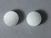 Seroquel: This is a Tablet imprinted with SEROQUEL  50 on the front, nothing on the back.