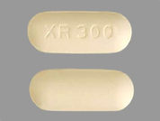 Seroquel Xr: This is a Tablet Er 24 Hr imprinted with XR 300 on the front, nothing on the back.