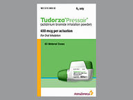 Polvo De Aerosol Activado Con El Aliento de 400 Mcg (package of 1.0) de Tudorza Pressair