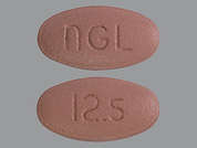 Movantik: This is a Tablet imprinted with nGL on the front, 12.5 on the back.