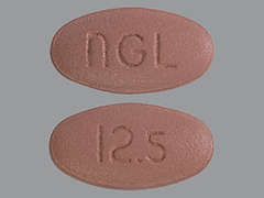 This is a Tablet imprinted with nGL on the front, 12.5 on the back.