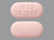Xigduo Xr: This is a Tablet I And Extend R Biphase 24hr imprinted with 1072  10/500 on the front, nothing on the back.