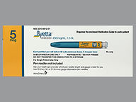 Byetta 5Mcg/0.02 (package of 1.2 ml(s)) Pen Injector