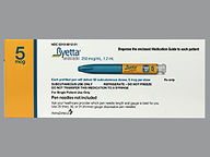 Inyector De Pluma de 5Mcg/0.02 (package of 1.2 ml(s)) de Byetta