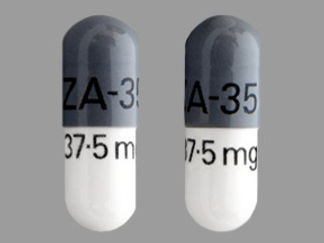 This is a Capsule Er 24 Hr imprinted with ZA-35 on the front, 37.5 mg on the back.
