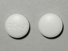 This is a Tablet imprinted with ZC42 on the front, nothing on the back.