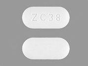 Hydroxychloroquine Sulfate: This is a Tablet imprinted with ZC38 on the front, nothing on the back.