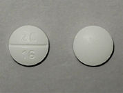 Paroxetine Hcl: This is a Tablet imprinted with ZC  16 on the front, nothing on the back.