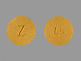 This is a Tablet imprinted with Z on the front, 4 on the back.